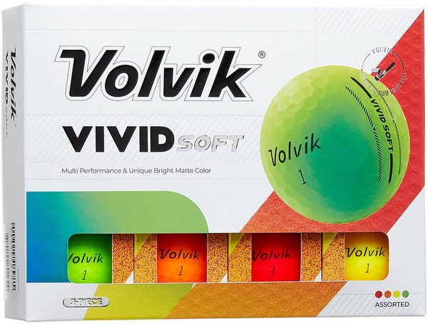 Volvik Vivid Soft Golf Balls (VV-VIs)
