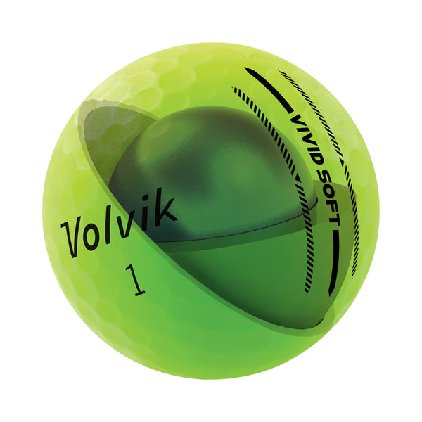 Volvik Vivid Soft Golf Balls (VV-VIs)