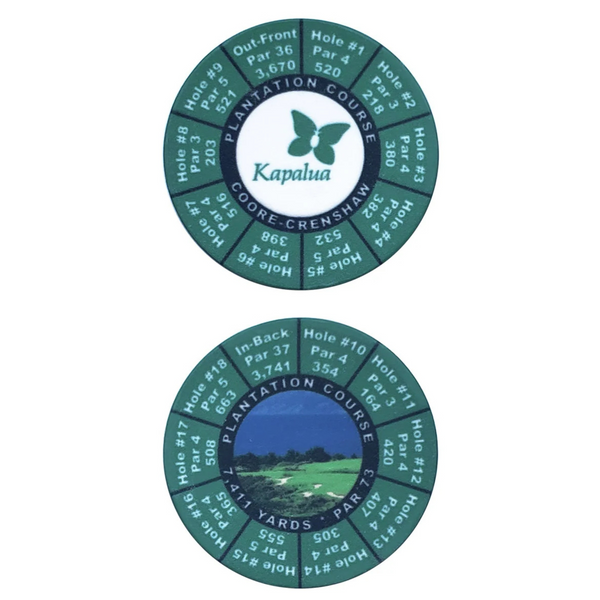 Ball Marker - Poker Chip 1.50" & 1.75" (PG-POKER & PG-POKERXL)