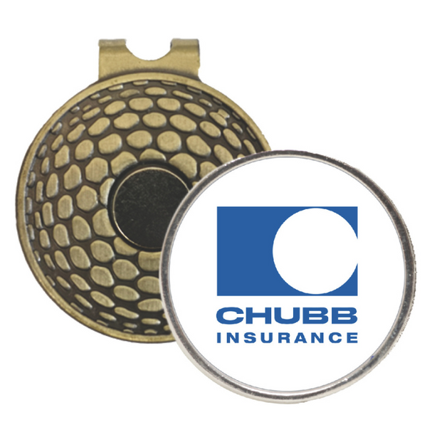 Hat Clip - Antique Brass + Ball Marker (AHATC-02)