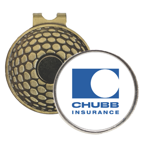 Hat Clip - Antique Brass + Ball Marker (AHATC-02)