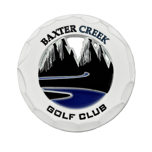 Ball Marker (PREMIUM) - Rustic Coin & Fancy Edge (PG-BMRC & PG-BMRC-CF)