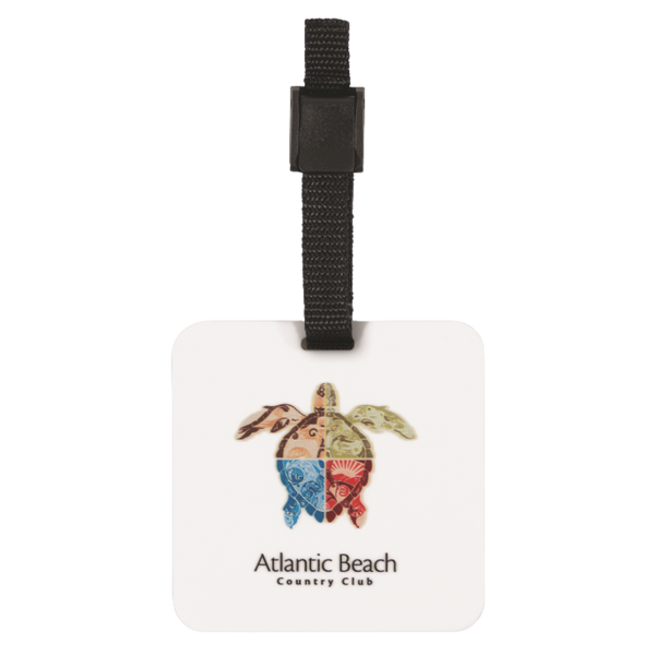 Devant Square Clear Acrylic Bag Tag (DV-BT-ACSQ)