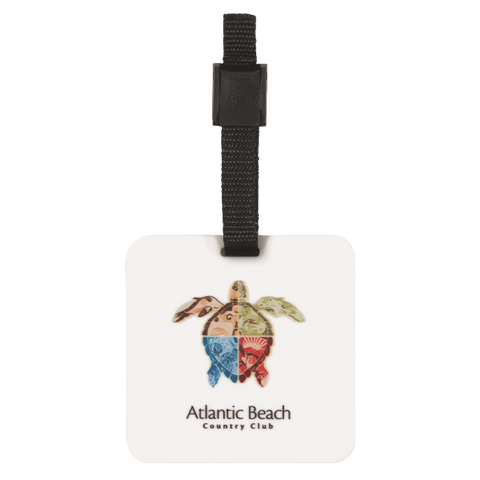 Devant Square Clear Acrylic Bag Tag (DV-BT-ACSQ)