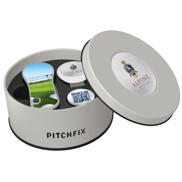 Pitchfix - Flash & Hat Clip in Round Tin Box (PFFLASH-RTBHC)