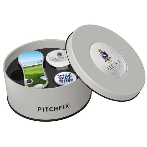 Pitchfix - Flash & Hat Clip in Round Tin Box (PFFLASH-RTBHC)
