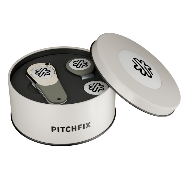 Pitchfix - Icon & Hat Clip in Round Tin Box (PFICON-RTBHC)