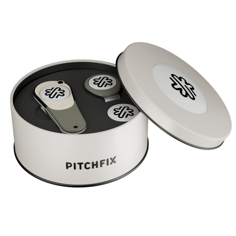 Pitchfix - Icon & Hat Clip in Round Tin Box (PFICON-RTBHC)