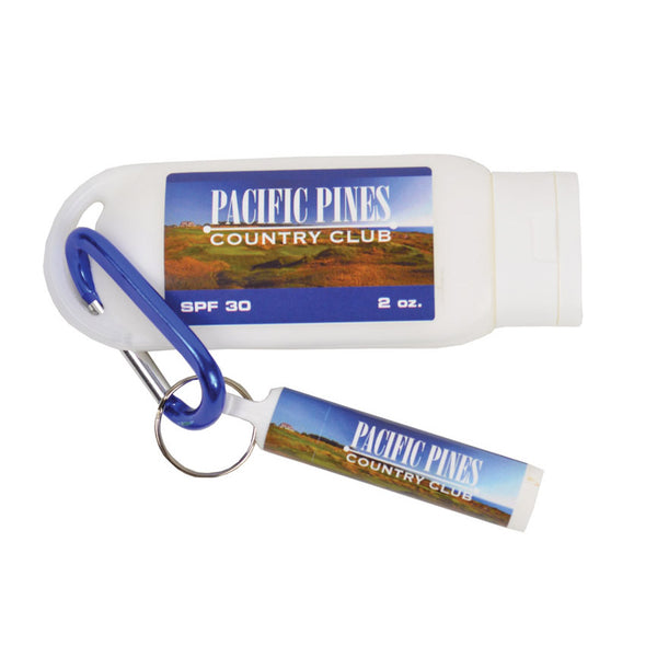 Aloe Up 2oz SPF 30  +  Lip Balm and Carabiner (AALOE-20ZLB)