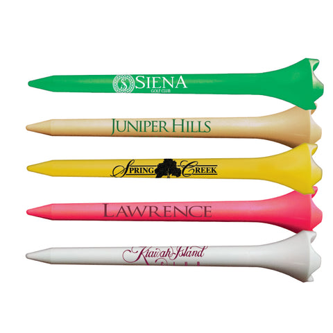 Imprinted Pride Performance Plastic Tees - 1 1/2" Bulk (APT-EVOBI112)